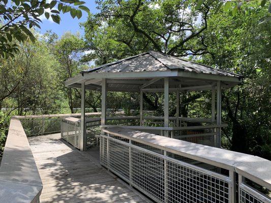 Gazebo along the boardwalk