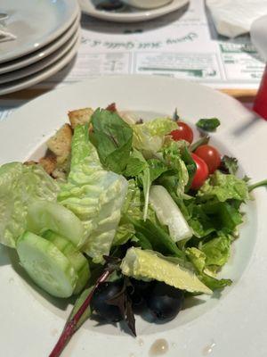 Side salad comes with some dishes & thier fabulous dressing