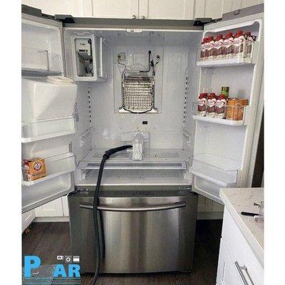 PCAR appliance repair specialist worked with French Door refrigerator.