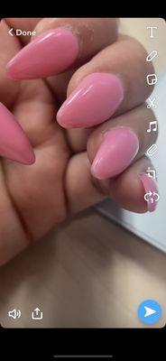 Gel acrylic nails