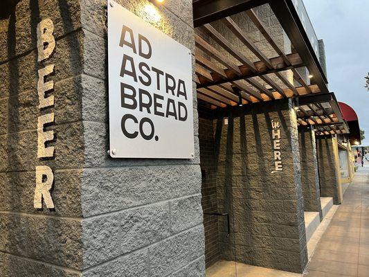 Ad Astra Bread Company collocated inside