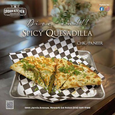 Spicy quesadilla