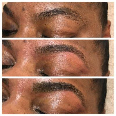 Before & After: Brow Sculpt w/Brow Tint