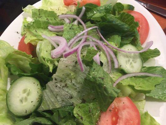 House salad with house dressing