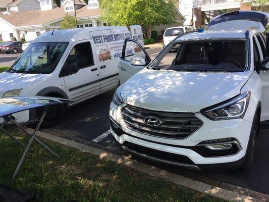 2017 Hyundai Sonata windshield replacement.