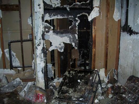 We specialize in fire and smoke damage!