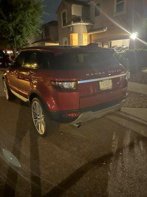 Red Range Rover