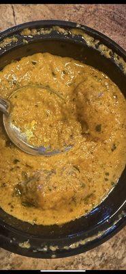 Malai Kofta (2/4 koftas remaining)