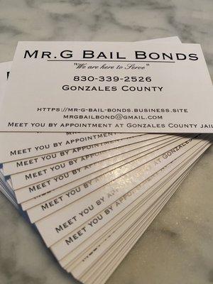 Mr. G Bail Bonds Gonzales County