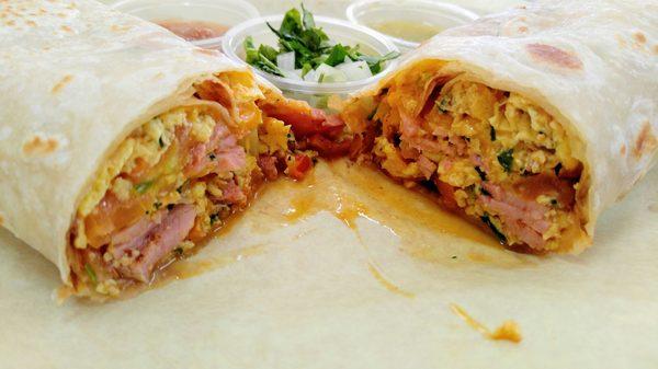 Ham & Pico Breakfast Burrito