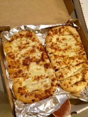 Double order of cheese bread!