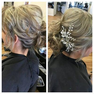 Wedding updo in Virginia Beach