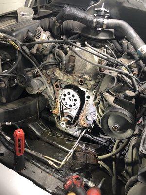 Timing cover replacement on Dodge Durango