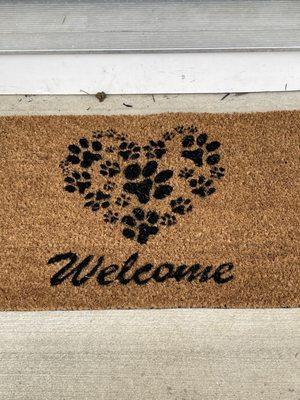 New door mat