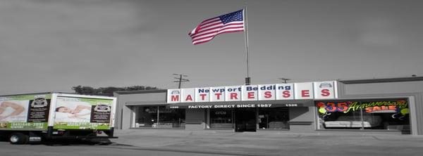 We are proud to say that we manufactured your mattress U.S.A.