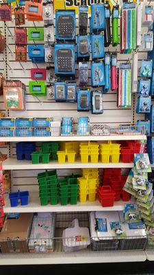 Back to school supplies! So organized!