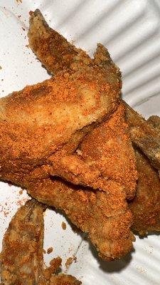 the "spicy" Wings...... literally wings with a bunch of cayenne pepper is this a joke