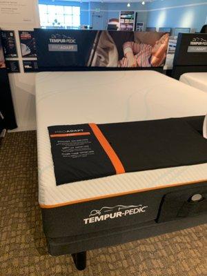 This TempurPedic bed is Firm!  Feels good!!