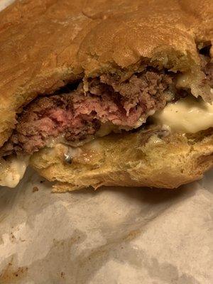 TRUFFLE MUSHROOM SWISS BURGER