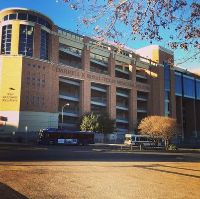 Red McCombs Food Court, inside Darrell K. Royal Memorial Stadium