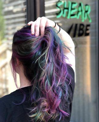 Balayage Ombré Unicorn Hair