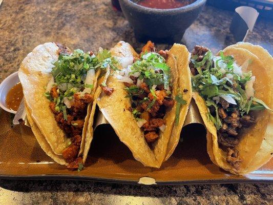 Al Pastor street tacos.