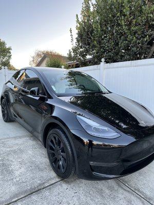 Tesla Y with Ceramic tint