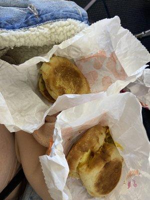 2 beyond breakfast sandwiches