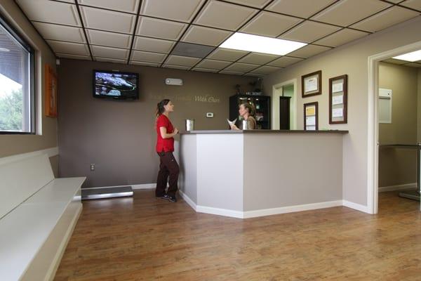 Staff in our  lobby.