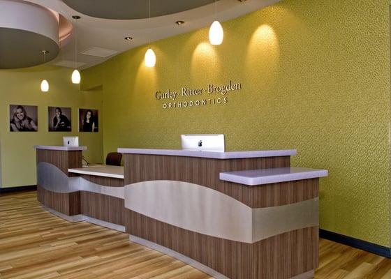 Front desk at our South Cary location.