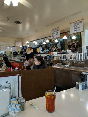 Pharmacy with a soda fountain and lunch counter. Cool!