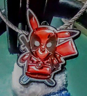 Pikachu/Deadpool Crossover Pin