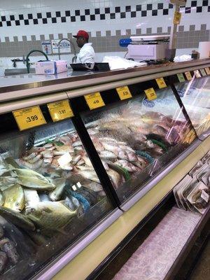 Seafood is abundant and very well priced!