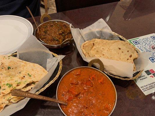 Paneer Butter Masala and Okra curry!