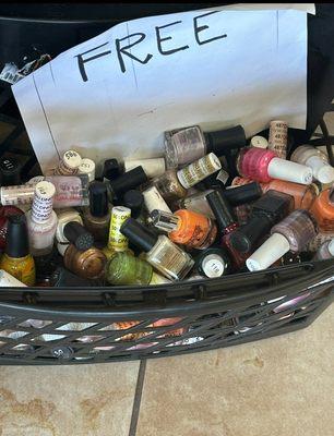 Come get your Free nail polish