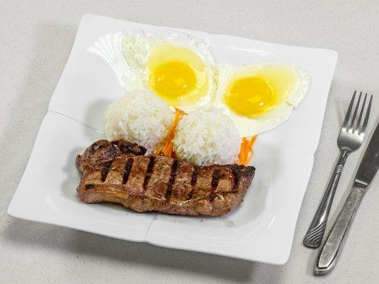 NY Steak & 2 Eggs Special- ONLY $9.99!!!! serve 9am-11am Breakfast special!!
as of Sep 2022