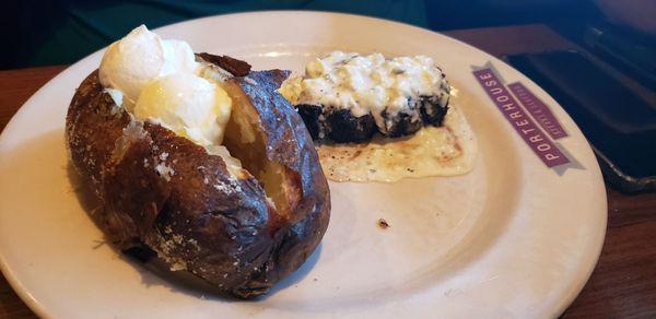 Petit filet with baked potato