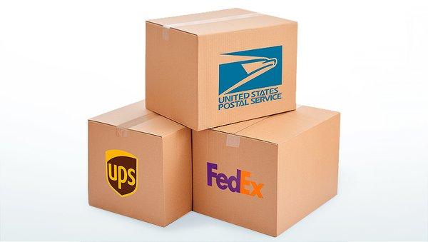 We ship USPS, UPS, FedEx, DHL, Amazon return drop-off