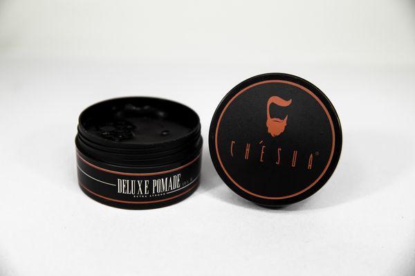 Use our deluxe pomade for that classic look. Water soluble for easy clean up.