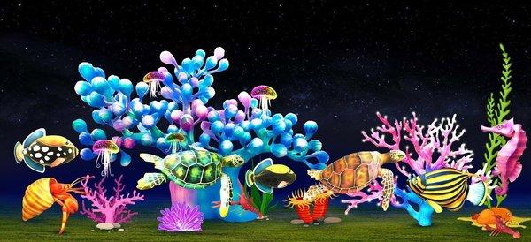 Endangered sea life at Luminight Lantern festival