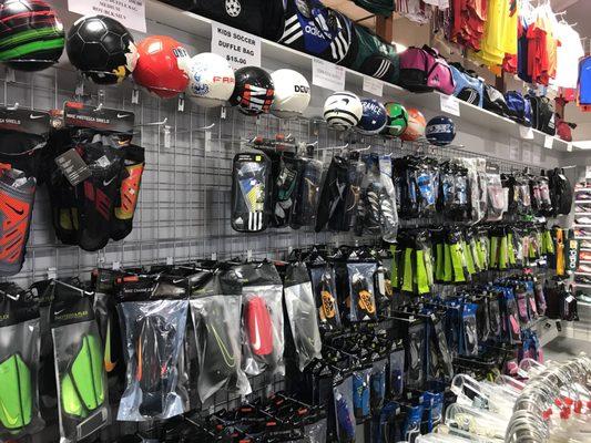 Large selection of shin guards