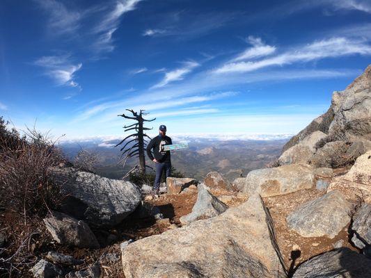 2nd highest peak in SD county I believe