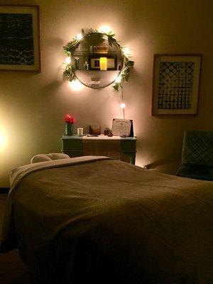 Relaxing Massage Room Atmosphere