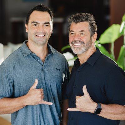 Anthony Sayles and Dano Sayles, part of The Sayles Team in Wailea