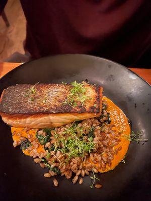 Crispy Seared Salmon