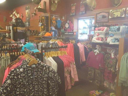 Our children's department which includes brands such as Under Armour Kids, Columbia, Browning, HUK and more!