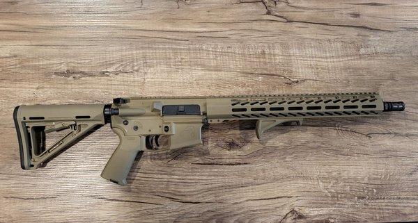 Color is: Magpul FDE mixed with Coyote Tan.