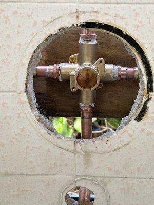 Shower valve replacement