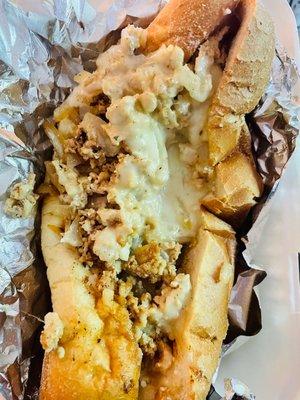 Chicken cheesesteak