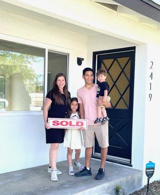 Congratulations to the Rojas family on the closing of their new home! May your home be filled with laughter, love and beautiful memories!